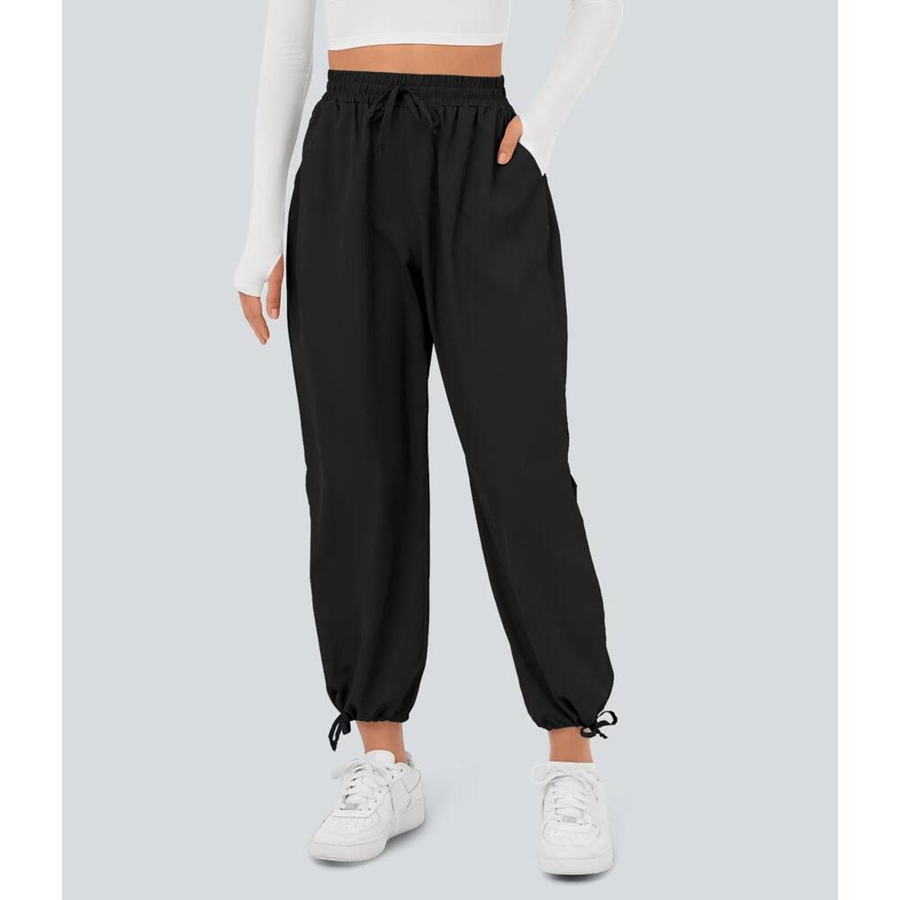 NWT Halara Breezeful High Waisted Drawstring Pocket Hem Casual Joggers XS